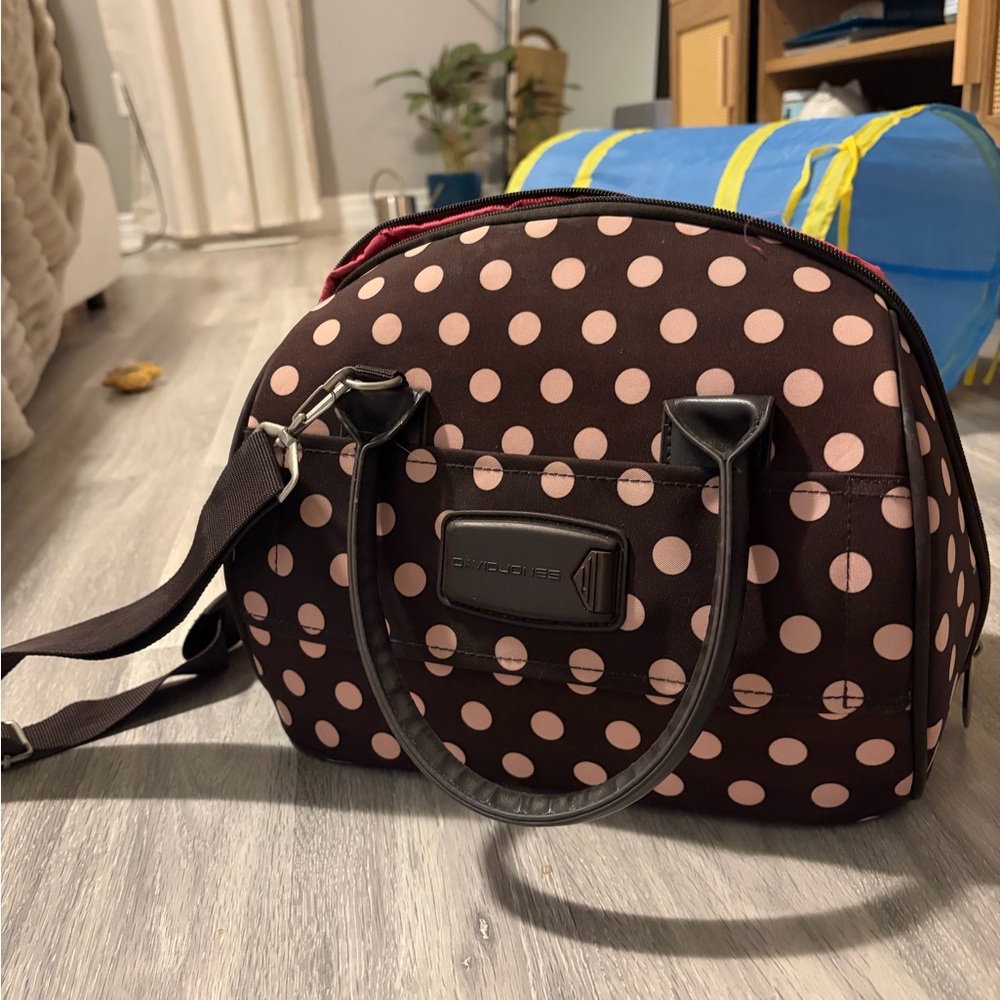 David Jones Polka Dot Travel Bag